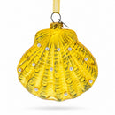 Sea Shell Glass Christmas Ornament