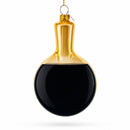 Ping-Pong Paddle Glass Christmas Ornament