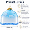 Sydney Opera House Glass Christmas Ornament