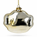 Purple Mask Glass Christmas Ornament