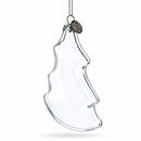 Christmas Tree Clear Glass Christmas Ornament