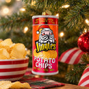 Potato Chips Glass Christmas Ornament