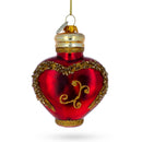 Elegant Perfume Bottle Glass Christmas Ornament