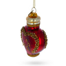 Elegant Perfume Bottle Glass Christmas Ornament