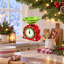 Kitchen Food Scale Glass Christmas Ornament