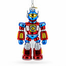 Shape-Shifting Robot Glass Christmas Ornament