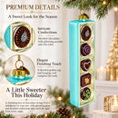 Box of Chocolates Glass Christmas Ornament