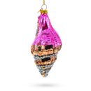 Conch Shell Glass Christmas Ornament