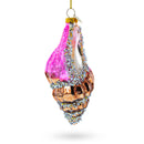 Conch Shell Glass Christmas Ornament