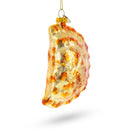 Fried Pierogi Dumpling Glass Christmas Ornament
