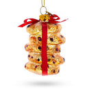 Cookies for Santa Glass Christmas Ornament