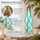 Nautical Sea Bottle with Sand Glass Christmas Ornament