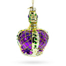 Royal Crown Regal Glass Christmas Ornament