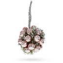 Rose Gold Cluster Ball Glass Christmas Ornament