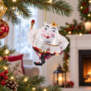Regal Egg King Glass Christmas Ornament