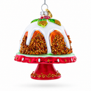 Glazed Cake Glass Christmas Ornament