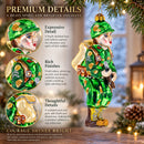 Soldier Glass Christmas Ornament