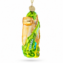 Irish Harp Glass Christmas Ornament