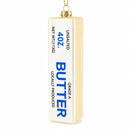 Butter Stick Glass Christmas Ornament