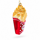 French Fries Glass Christmas Ornament