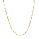 Double Extendable Cable Chain in 14k Yellow Gold (1.9mm)