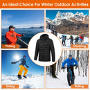 Heated Jacket with 8 Heating Zones & Detachable Hood