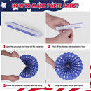 4th of July Decorations Set - 57 Piece Patriotic Party Kit
