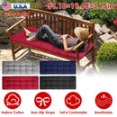 Bench Seat Cushion For Indoor Outdoor Furniture Non Slip Long Chair Cushion with Ties Strap Swing Cushion 51.18x19.68IN For Garden Patio Balcony Entr