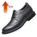 Business Formal Thick-soled Invisible Height-increasing 8cm Casual Leather Shoes