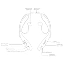 KOCASO Wireless Sports Stereo Hands Free Headset for Phone and Tablet
