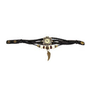 New! Boho Retro Angel Wing Leather Watch – Black