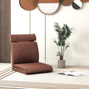 Folding Floor Chair with 14-Position Adjustable Backrest