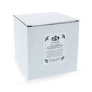 Santa Riding Rainbow Unicorn Glass Christmas Ornament