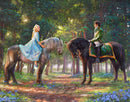 Cinderella "Romance Awakens" Thomas Kinkade Framed Art Print