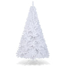 8 ft White Artificial PVC Christmas Tree with Stand