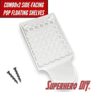 COMBO v2 SIDE Floating Shelf for Funko Pop Box and Pop! | SIDE Display Shelf | For Soft Cases or Funko Box only | Screws included