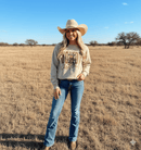 Cowboy Gingerbread Howdy Christmas Graphic Sweatshirt