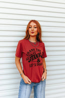 Crank The Hank & Let's Drank Graphic Tee