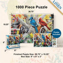 Audubon - Backyard Birds 1000 Piece Jigsaw Puzzle