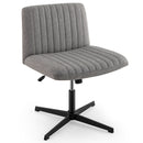 Criss Cross Legged Chair No Wheels 120° Rocking Adjustable Height