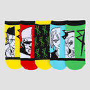 Cyberpunk EdgeRunners 5-Pack Women's Ankle Socks