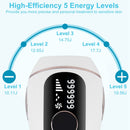 Laser Hair Removal For Woman Man Ice Cooling Permanent IPL Hair Remover with Painless 999999 Flashes Home Use Lasting Hair Reduction for Armpits Legs