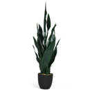 35.5 Inch Indoor-Outdoor Artificial Fake Snake Plant