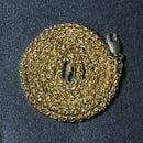 14k Yellow Gold 2.8mm Light Weight Wheat Chain