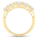 1.50 Carat Genuine Lab Grown Diamond 14K Yellow Gold Ring