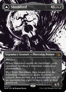 Sheoldred // The True Scriptures (MOM-297) - March of the Machine: (Showcase) (Borderless) Foil