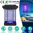 Electric Solar Powered Bug Zapper 1076Sq.Feet Range Mosquito Killer Lamp IP65 Waterproof Insect Fly Trap Catcher for Indoor Outdoor