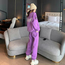 Womens Loose-Fit Casual Two-Piece Sweater Set