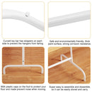 20kg/44lbs Loading Clothing Garment Racks Steel Freestanding Garment Racks Detachable Clothes Rack Stands Cloth Organizer for Store or Hanging Clothes