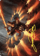 Heartflame Duelist // Heartflame Duelist (AWOE-038) - Wilds of Eldraine Art Series (Borderless)